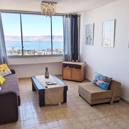 1Bdrm Apt With Panoramic View Of Sea And Mountains Tiberias Buitenkant foto
