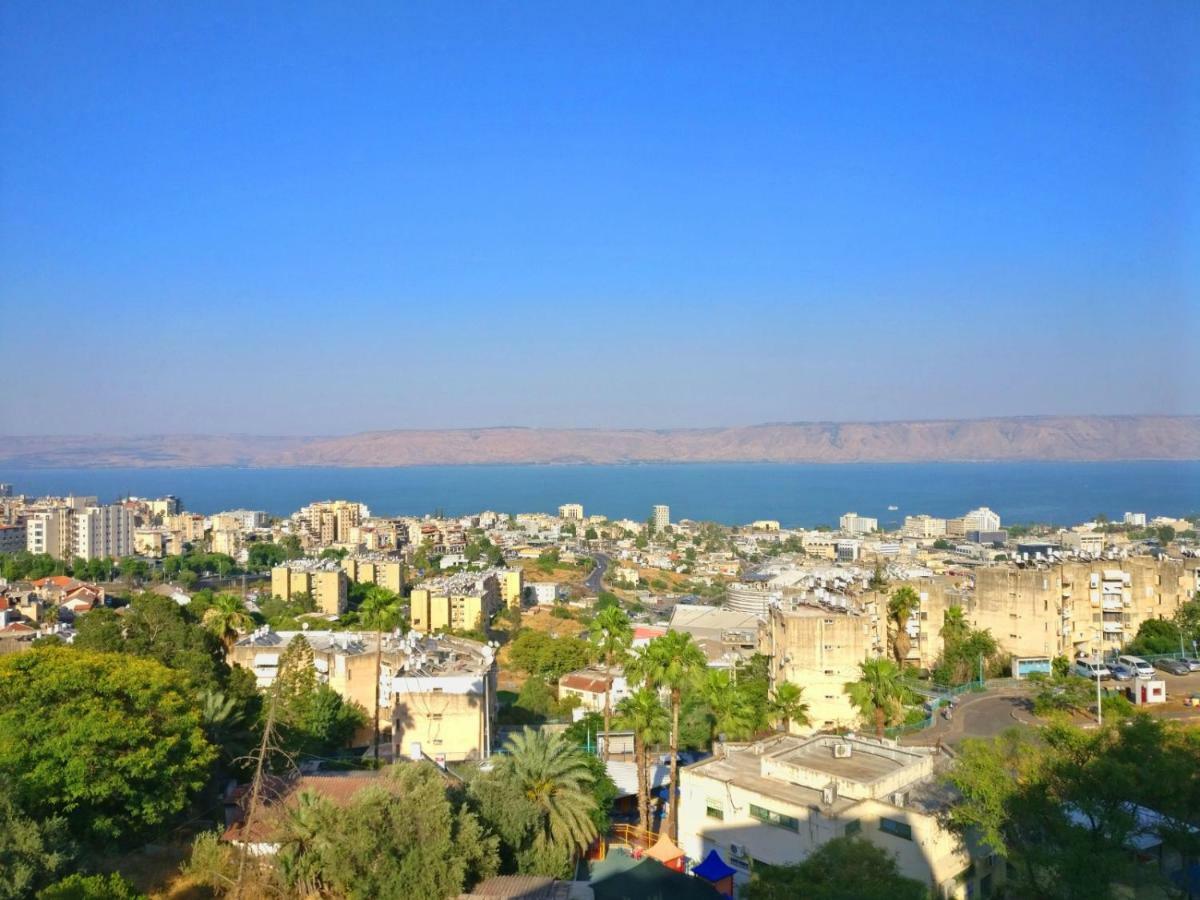 1Bdrm Apt With Panoramic View Of Sea And Mountains Tiberias Buitenkant foto